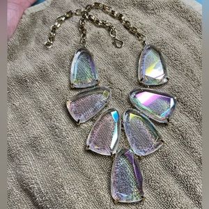 Kendra Scott Gold and Iridescent glass Harlow